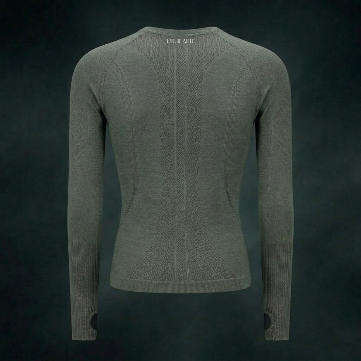 Long Sleeve Seamless Training Top - Hunter Green