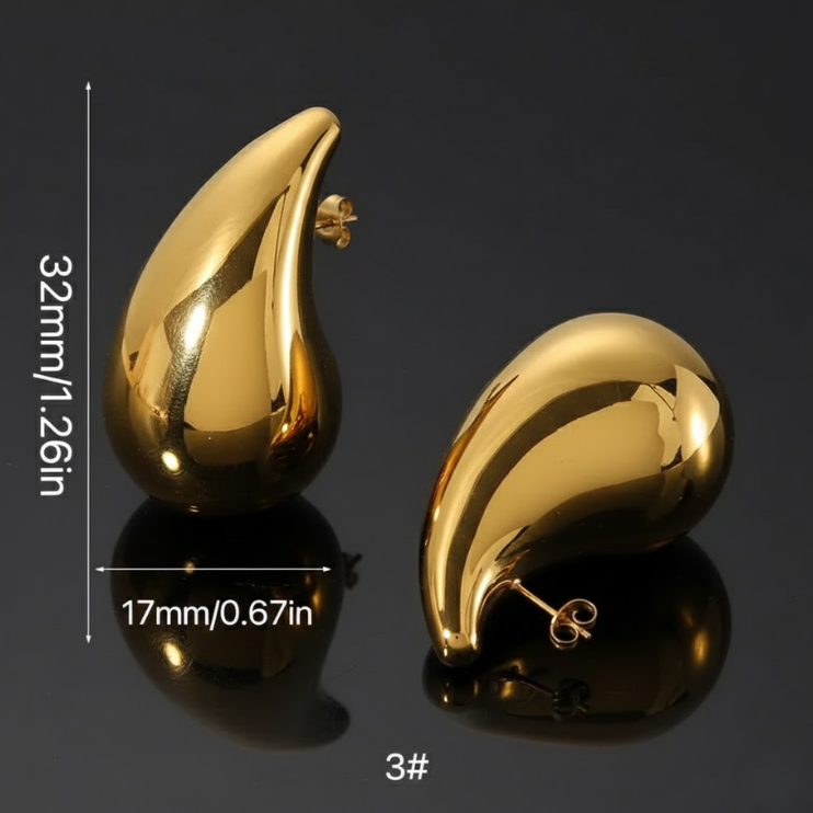 Liquid Aura Droplet Earrings