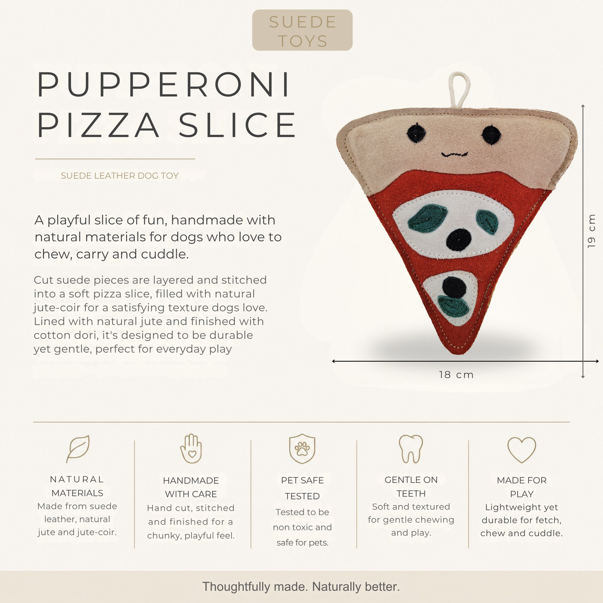 Pupperoni Pizza Slice