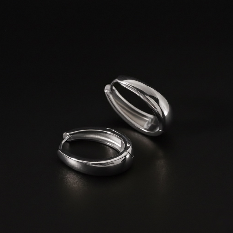 Sculptured Contour Earrings