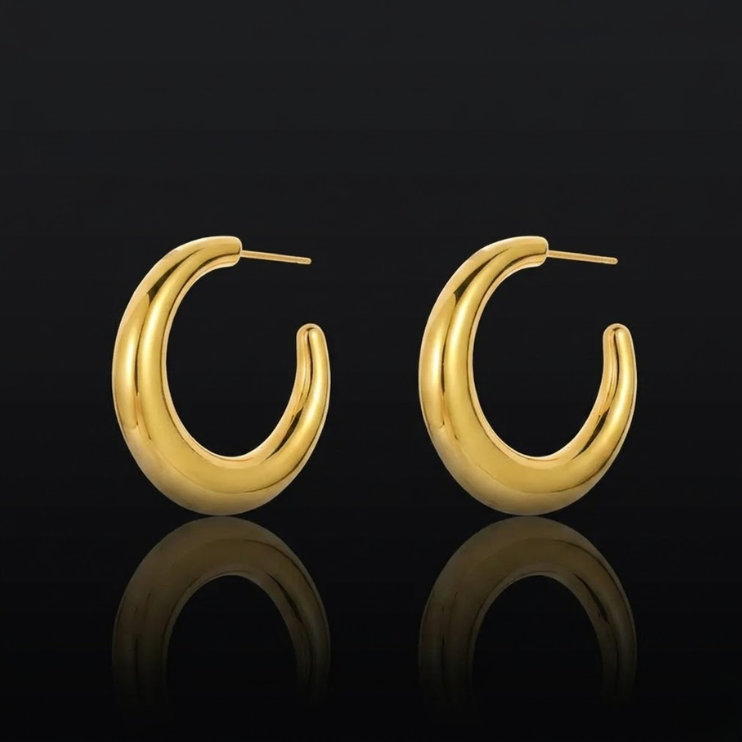 Aurelle C-Curve Hoops