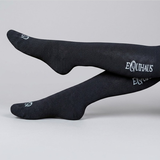 Signature Riding Socks - Black & White