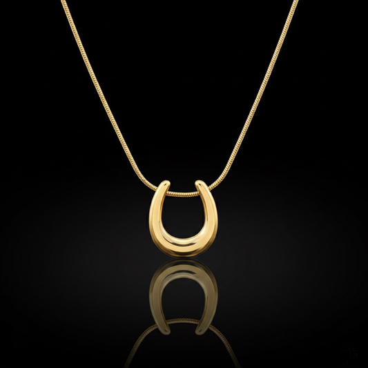 Horseshoe Inspired Curve Necklace