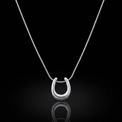 Horseshoe Inspired Curve Necklace
