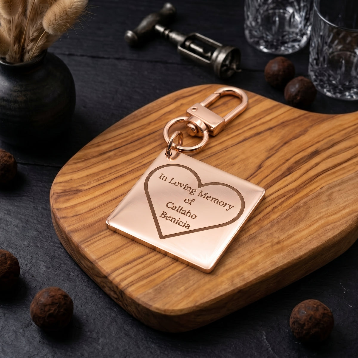Keychain Charm - Square