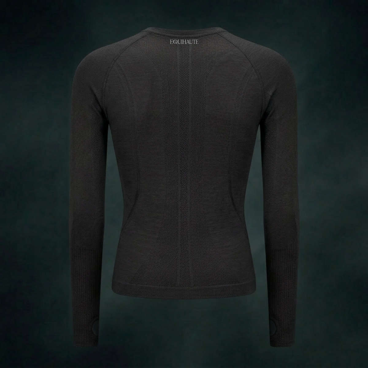 Long Sleeve Seamless Training Top - Black