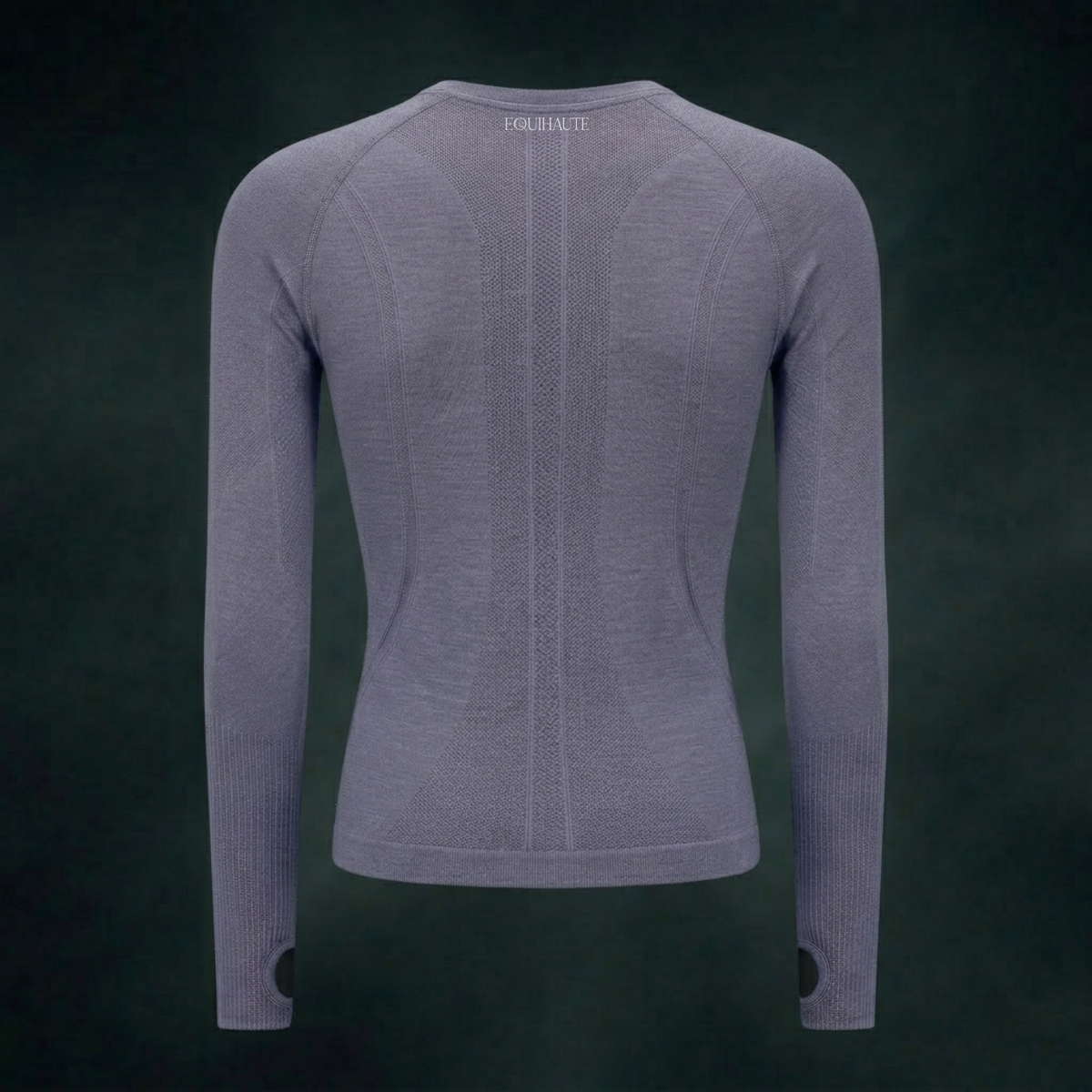 Long Sleeve Seamless Training Top - Lavender Grey