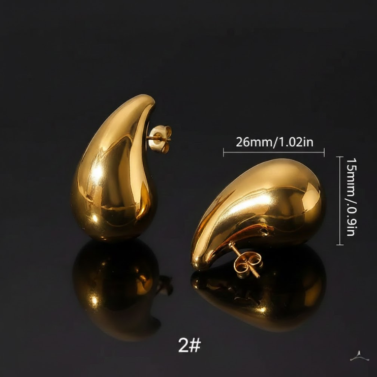 Liquid Aura Droplet Earrings
