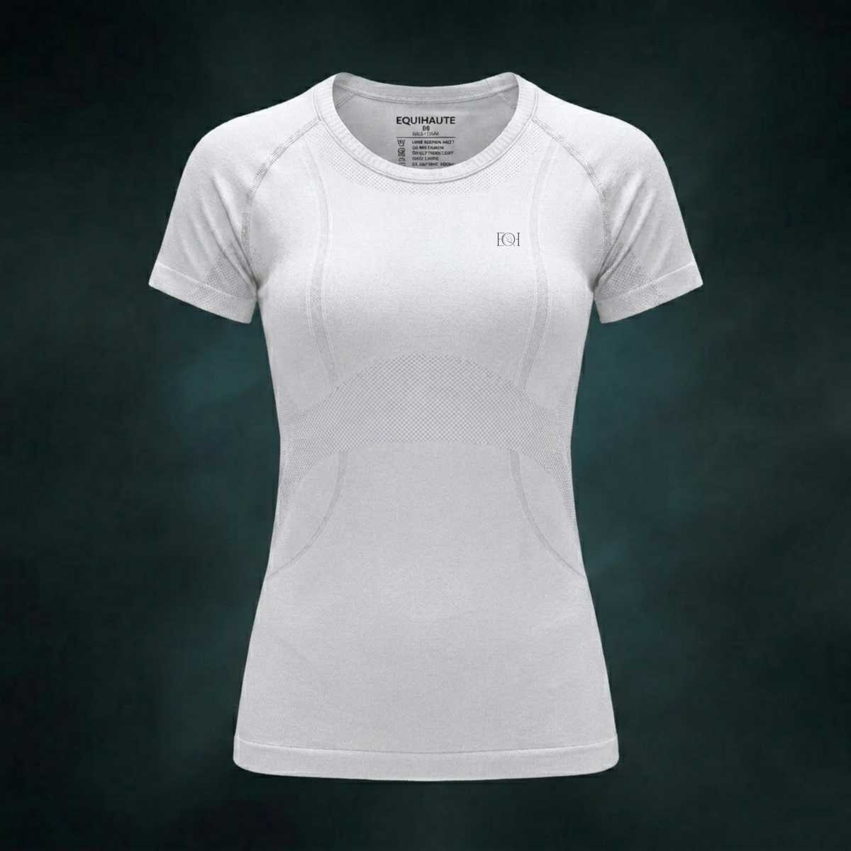Short Sleeve Seamless Training Top - White