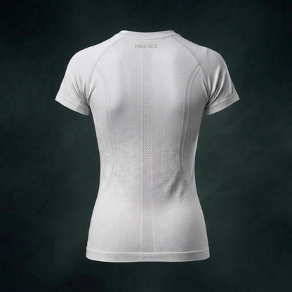 Short Sleeve Seamless Training Top - White