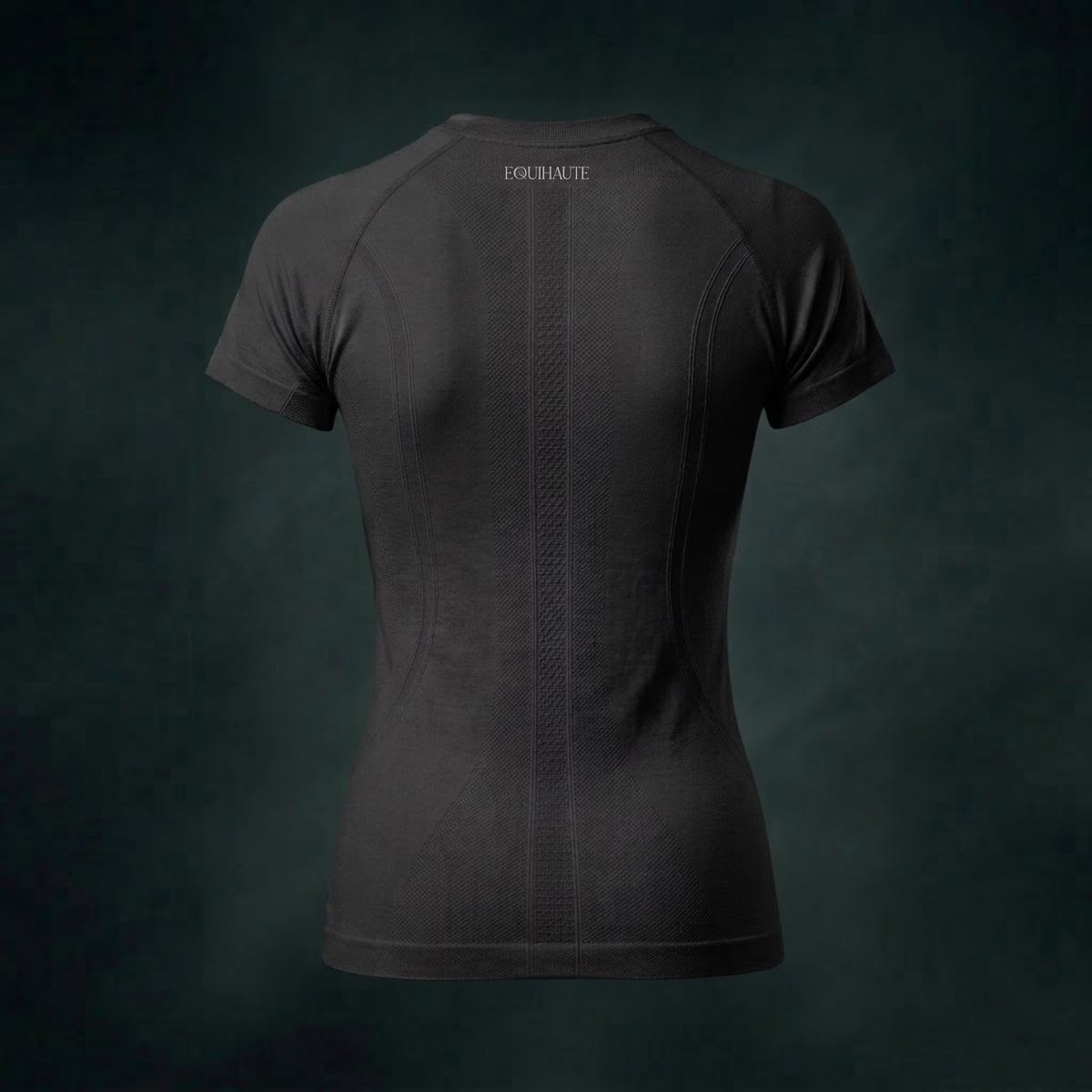 Short Sleeve Seamless Training Top - Black