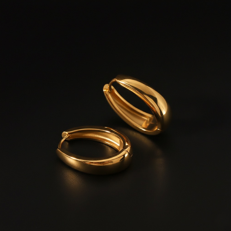 Sculptured Contour Earrings