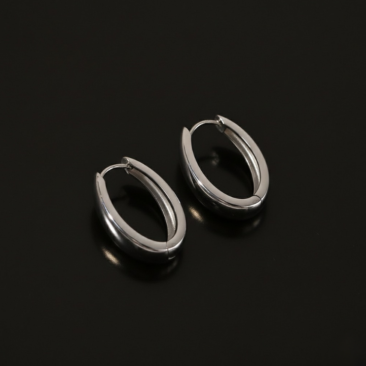 Sculptured Contour Earrings
